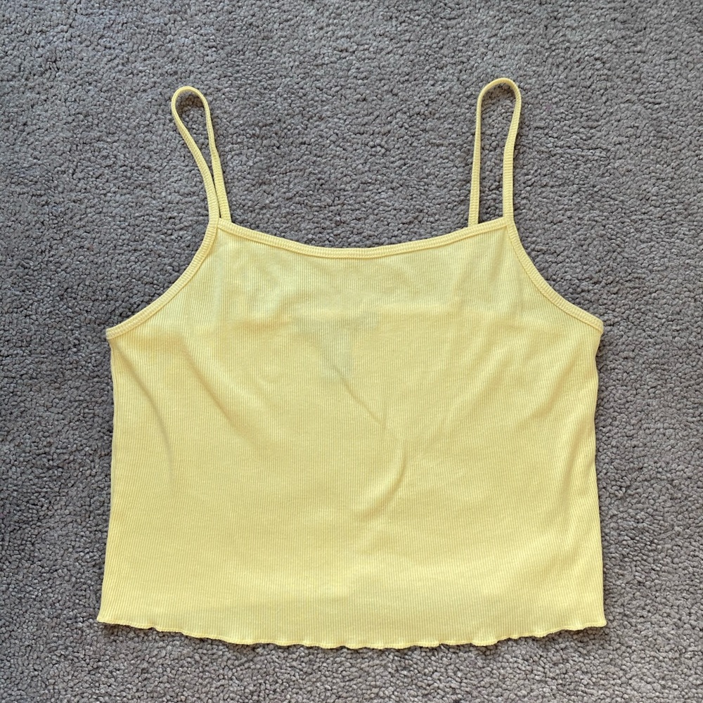 Forever 21 Yellow Tank Top